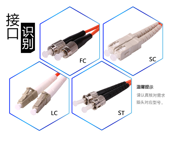 惠迅LC-FC多模雙芯3米跳線